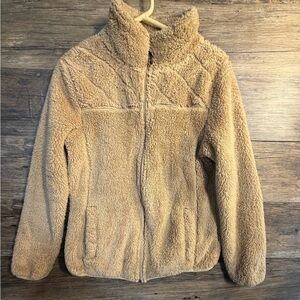 Stillwater Fleece Cozy Tan Teddy Jacket for Women